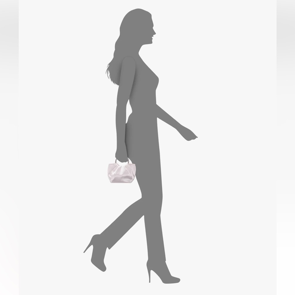 Nina Ivory Crystal Handle Satchel - Picture 5 of 6